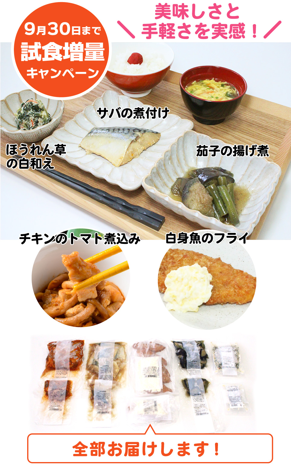 無料試食のお申し込み 高齢者施設向け完全調理済み食材 らくらく御膳