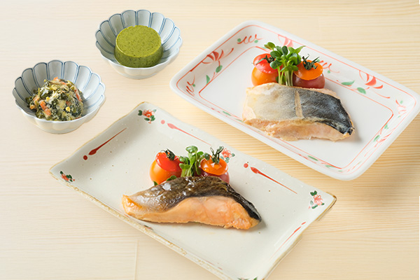 常食の献立とリンクした豊富な形態食